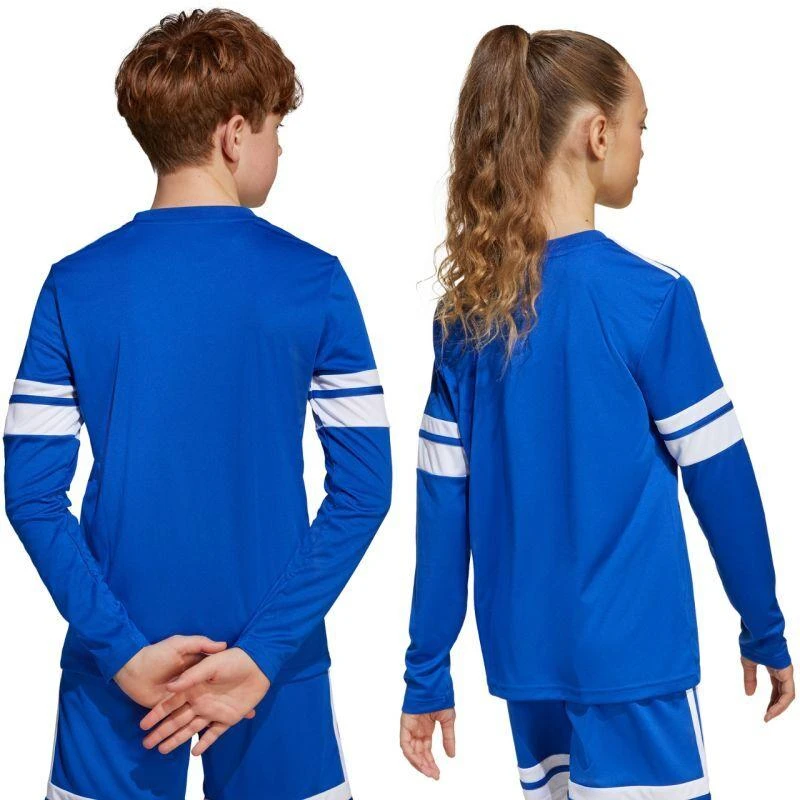 adidas Squadra 25 vaikiški marškinėliai ilgomis rankovėmis, mėlyni JJ0046
