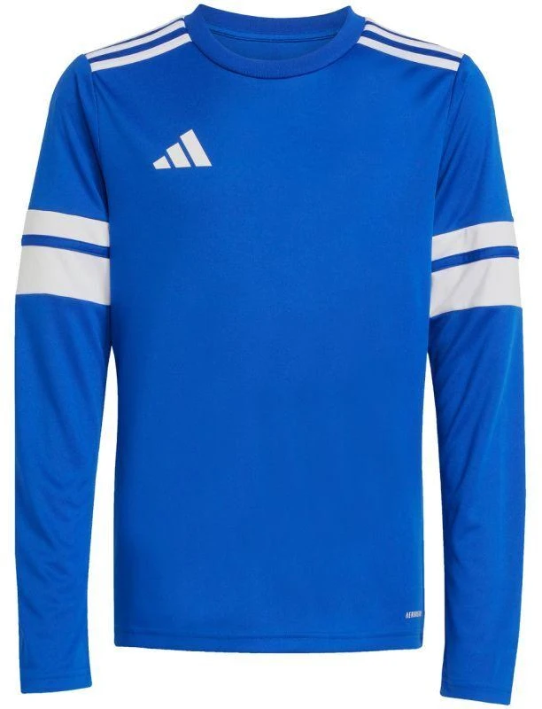 adidas Squadra 25 vaikiški marškinėliai ilgomis rankovėmis, mėlyni JJ0046