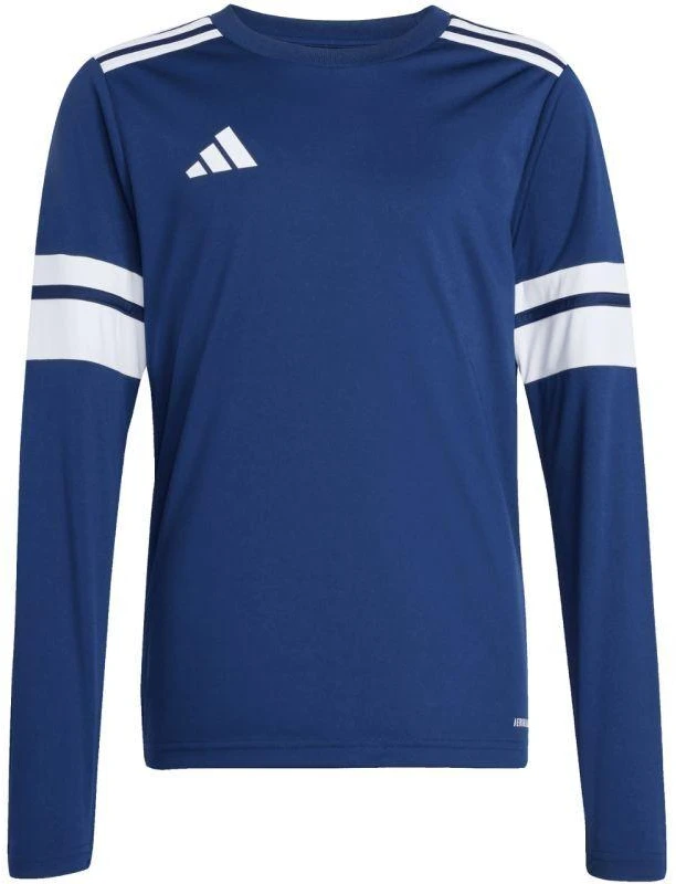 adidas Squadra 25 vaikiški marškinėliai ilgomis rankovėmis tamsiai mėlynos spalvos JJ0049
