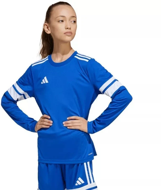 adidas Squadra 25 vaikiški marškinėliai ilgomis rankovėmis, mėlyni JJ0046