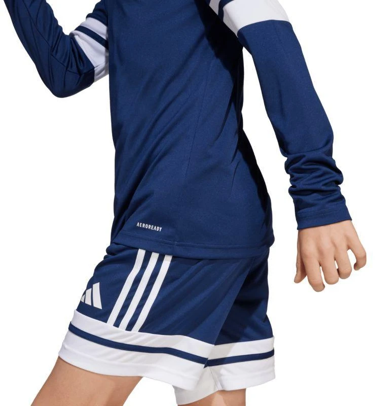 adidas Squadra 25 vaikiški marškinėliai ilgomis rankovėmis tamsiai mėlynos spalvos JJ0049