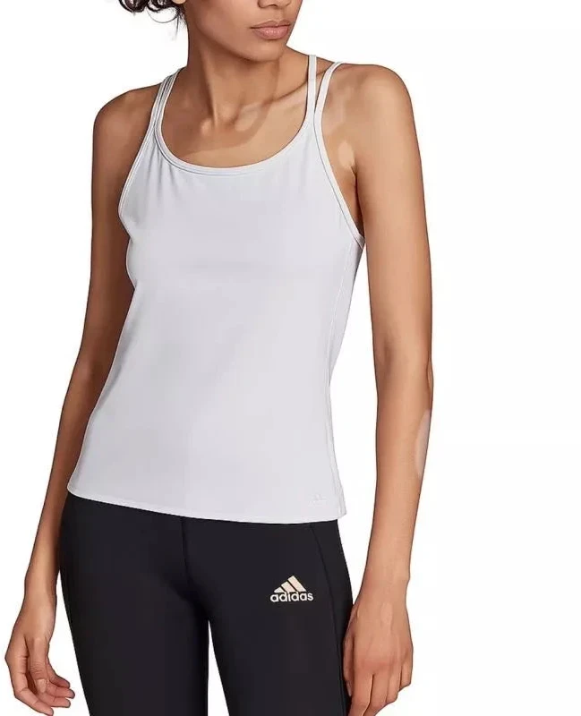 adidas Studio Slim Strappy Back Tank Top W HE3141