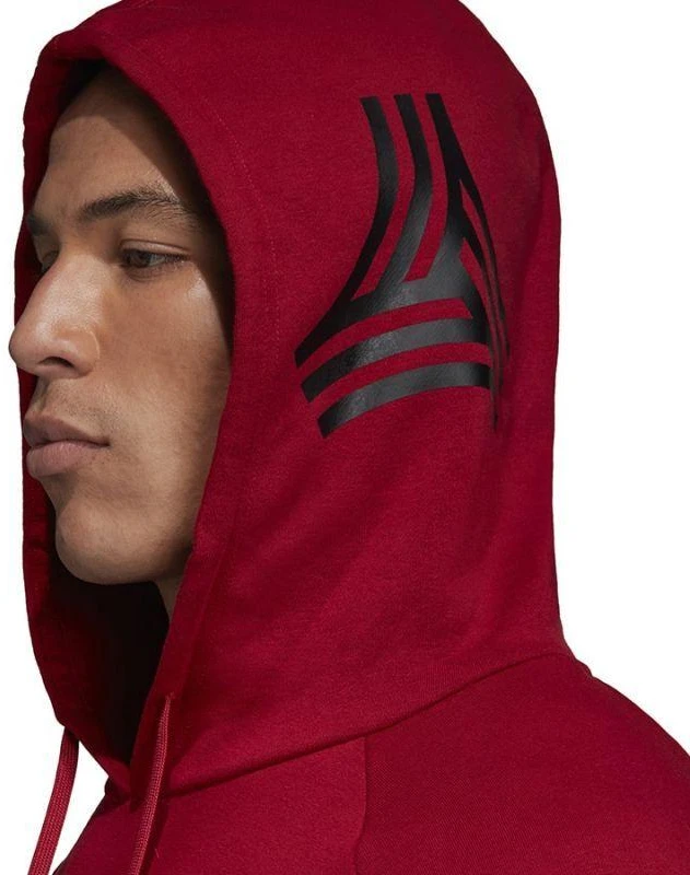 Adidas Tango Hoody M DZ9613 raudona