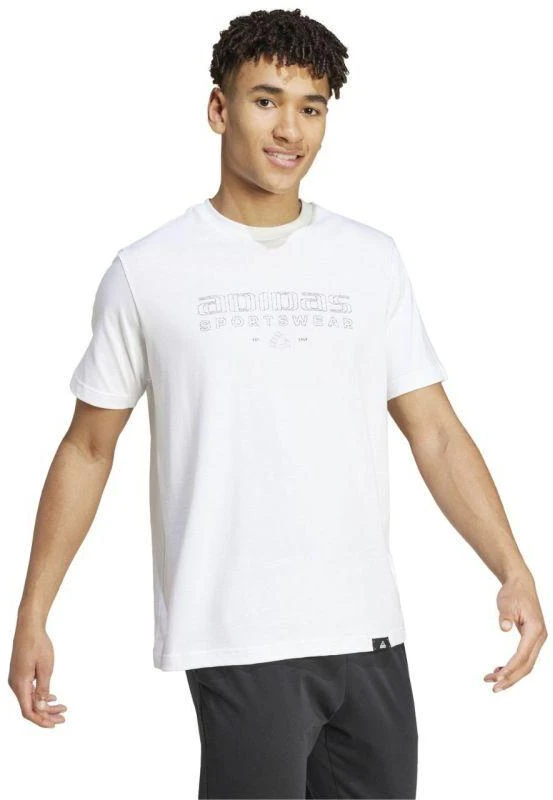 adidas Tech Linear Graphic Marškinėliai Vyrams M IW2690