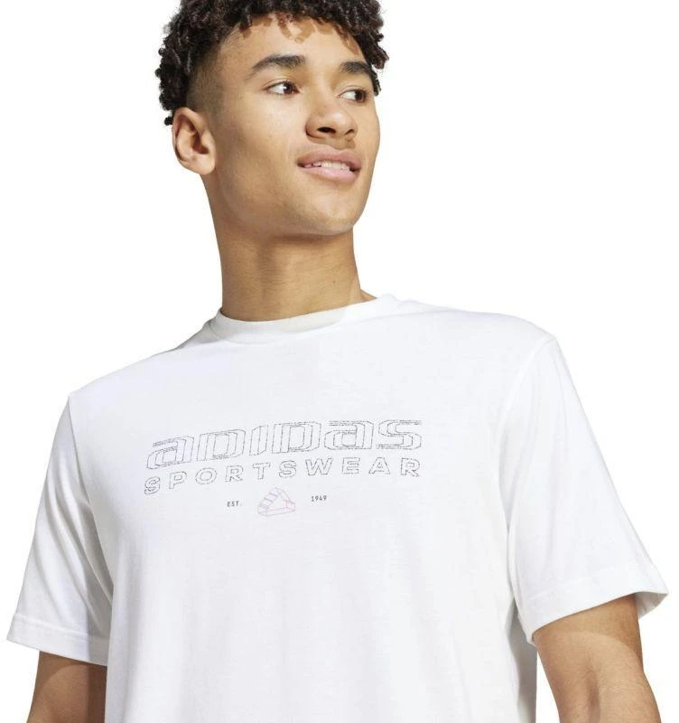 adidas Tech Linear Graphic Marškinėliai Vyrams M IW2690