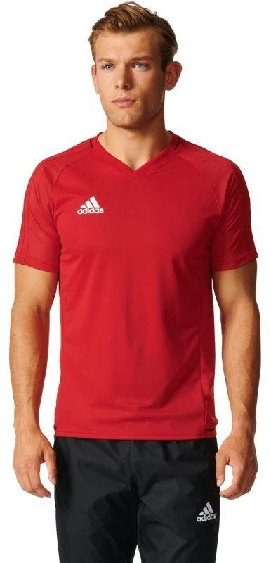 adidas Tiro 17 M BP8557 futbolo marškinėliai