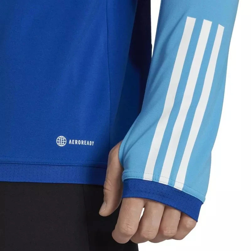 Adidas Tiro 23 Competition Training Top M HU1309 |” Pasiruoškite varžyboms su „Adidas Tiro 23 Competition“ treniruočių viršutine dalimi. Sukurta atlikti treniruočių metu, ši viršutinė dalis pasižymi drėgmę sugeriančia „AEROREADY“ technologija, kur