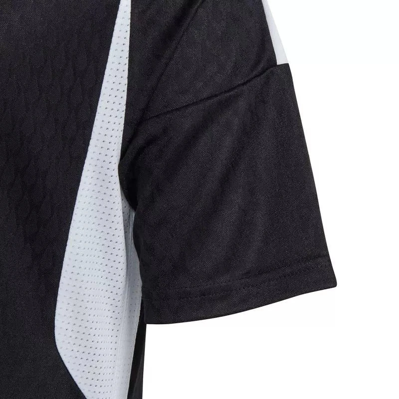 adidas Tiro 23 Varžybų rungtynių marškinėliai vaikams Juodi IC7461