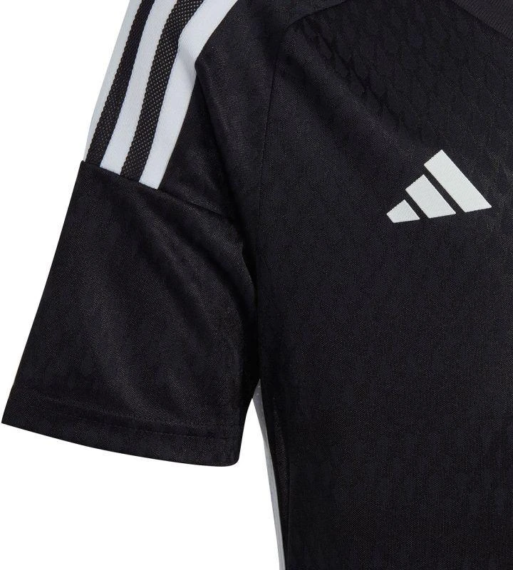 adidas Tiro 23 Varžybų rungtynių marškinėliai vaikams Juodi IC7461