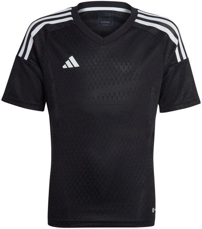 adidas Tiro 23 Varžybų rungtynių marškinėliai vaikams Juodi IC7461