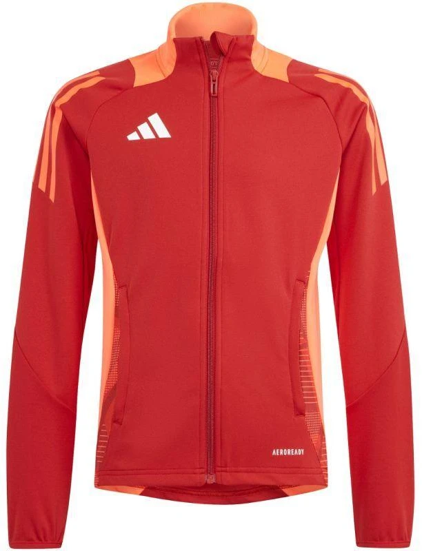 adidas Tiro 24 Competition Training vaikiškas sportinis džemperis raudonai-oranžinis IR5500