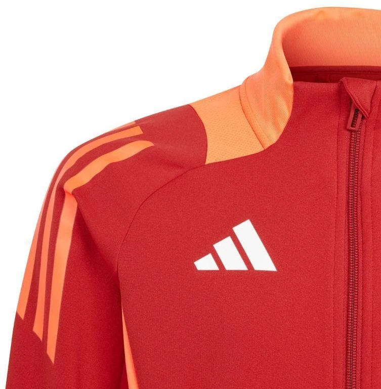adidas Tiro 24 Competition Training vaikiškas sportinis džemperis raudonai-oranžinis IR5500
