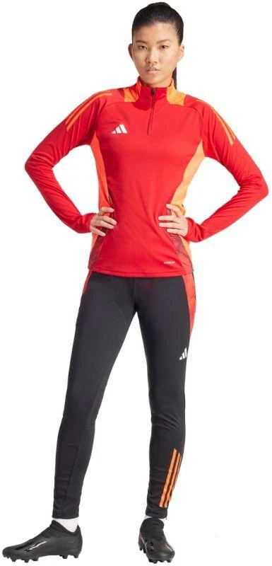 adidas Tiro 24 Varžybų treniruočių kelnės moterims, juodos ir raudonos, IS1637