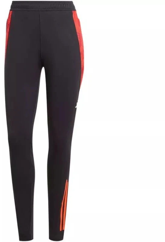 adidas Tiro 24 Varžybų treniruočių kelnės moterims, juodos ir raudonos, IS1637