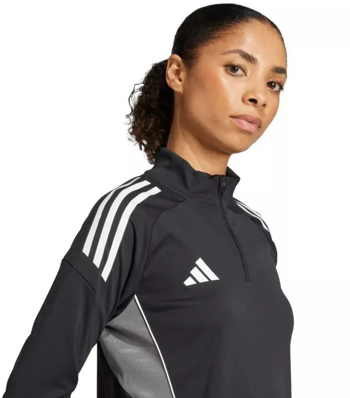 adidas Tiro 25 Competition Treniruočių viršutinis drabužis moterims, juoda ir pilka JC6273