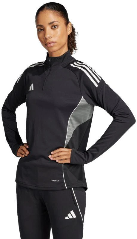 adidas Tiro 25 Competition Treniruočių viršutinis drabužis moterims, juoda ir pilka JC6273