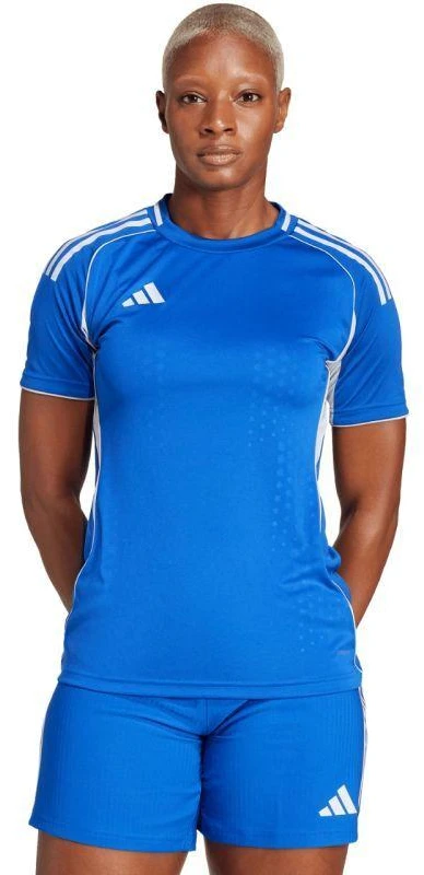 adidas Tiro 25 Varžybiniai marškinėliai moterims, mėlyni JH3825