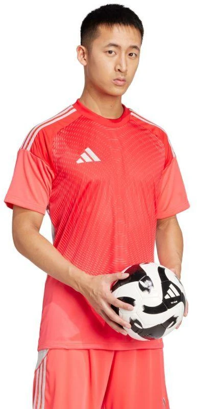 adidas Tiro 25 Varžybų marškiniai trumpomis rankovėmis Vyriški Vartininko marškiniai Raudoni JI9717