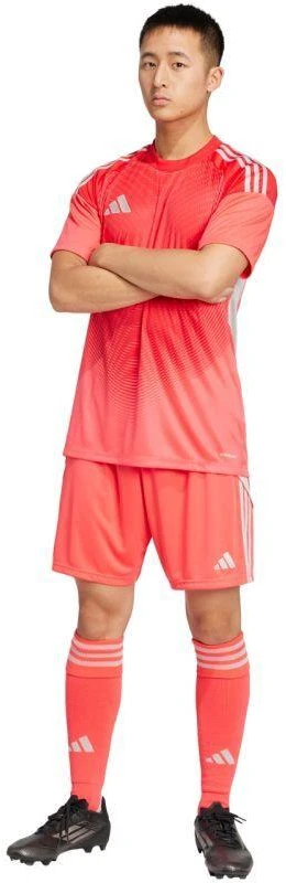 adidas Tiro 25 Varžybų marškiniai trumpomis rankovėmis Vyriški Vartininko marškiniai Raudoni JI9717