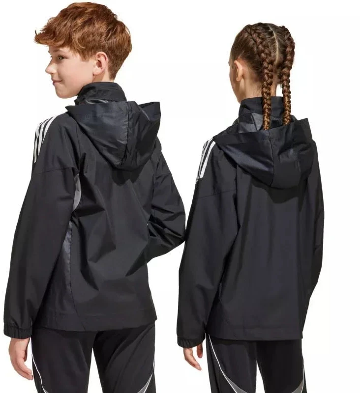 adidas Tiro 25 Varžybų visų orų striukė vaikams Juoda IW0448