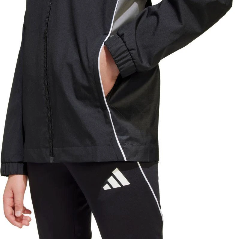 adidas Tiro 25 Varžybų visų orų striukė vaikams Juoda IW0448