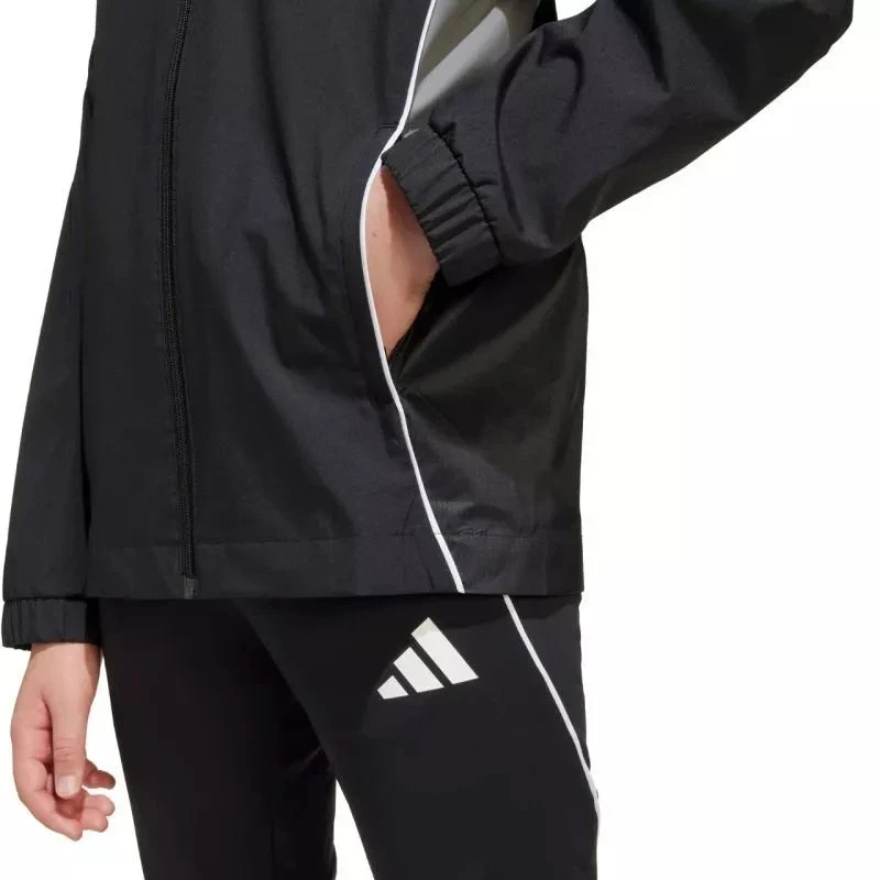 adidas Tiro 25 Varžybų visų orų striukė vaikams Juoda IW0448