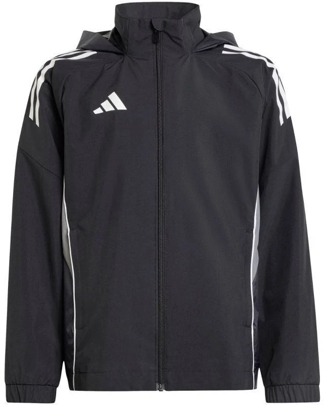 adidas Tiro 25 Varžybų visų orų striukė vaikams Juoda IW0448