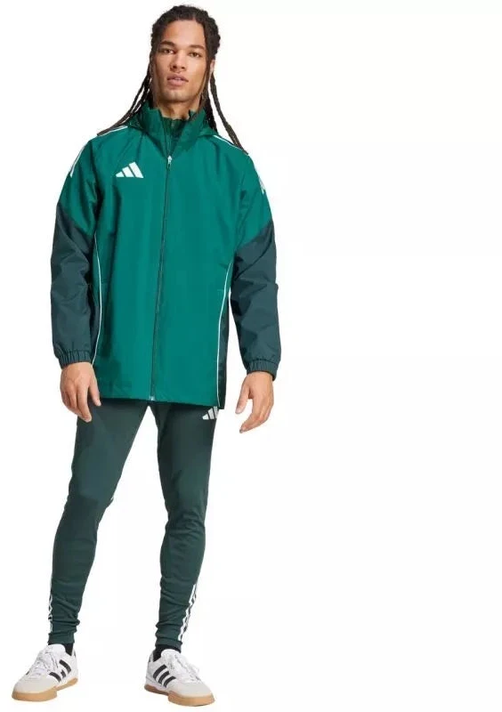 adidas Tiro 25 Varžybų Vyriška striukė atspari visoms oro sąlygoms Žalia JI8936