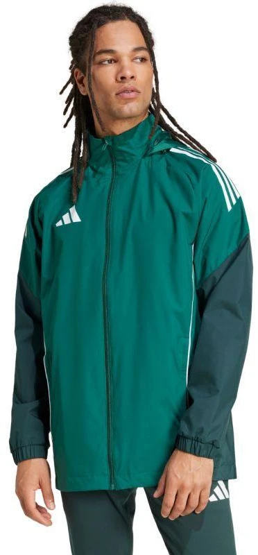 adidas Tiro 25 Varžybų Vyriška striukė atspari visoms oro sąlygoms Žalia JI8936