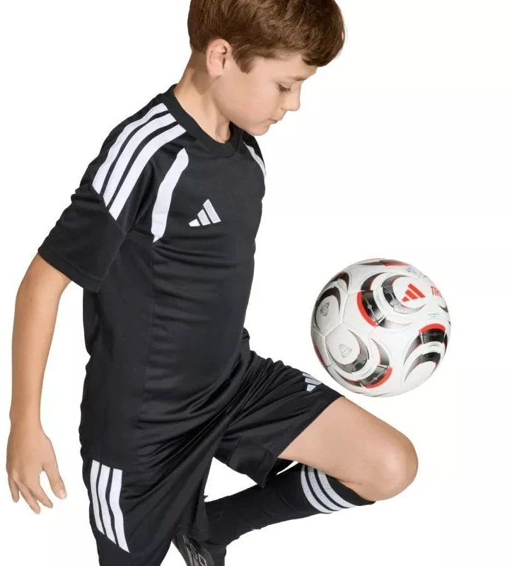 adidas Tiro 26 futbolo marškinėliai vaikams juodi KB1319