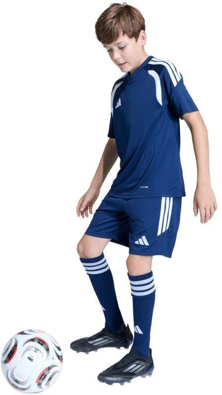 adidas Tiro 26 Komandos marškinėliai Tamsiai mėlyna ir balta KB1323