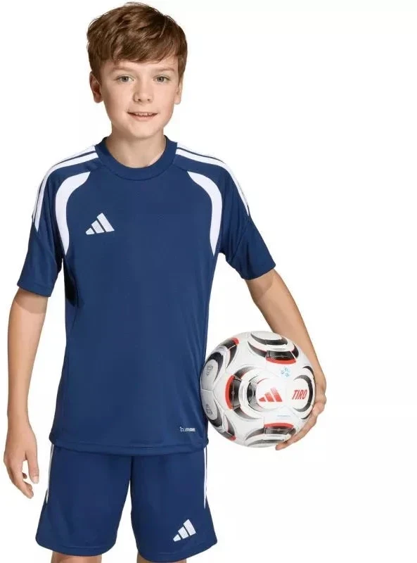 adidas Tiro 26 Komandos marškinėliai Tamsiai mėlyna ir balta KB1323