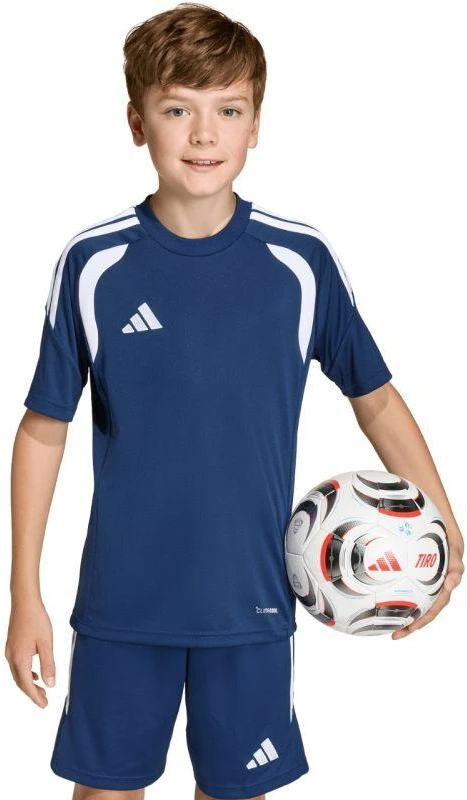 adidas Tiro 26 Komandos marškinėliai Tamsiai mėlyna ir balta KB1323