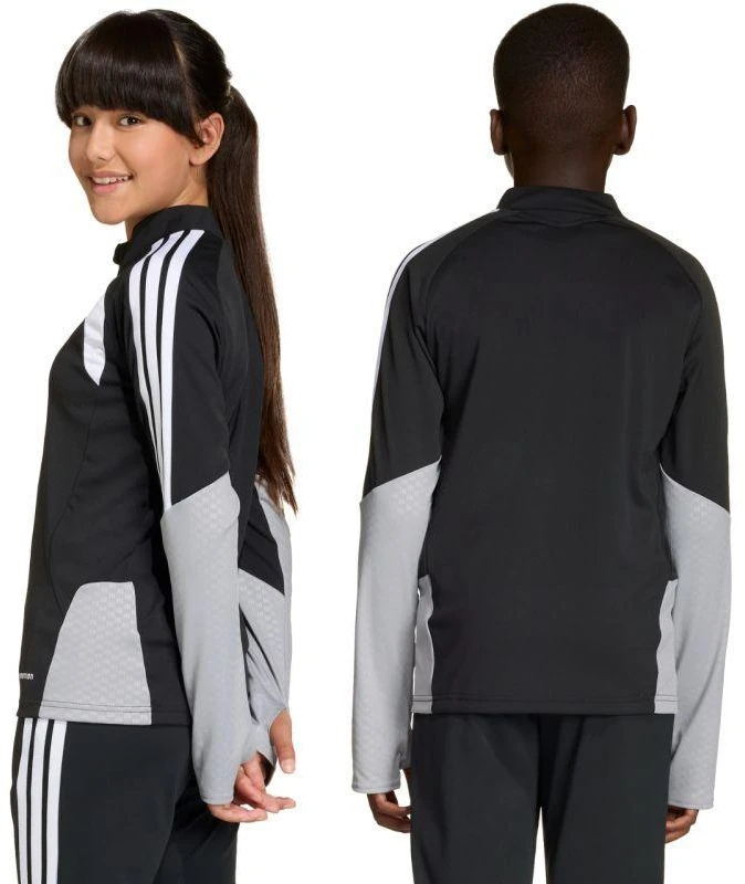 adidas Tiro 26 Konkurencijos treniruočių viršutinė dalis vaikams, juoda ir pilka KA7572