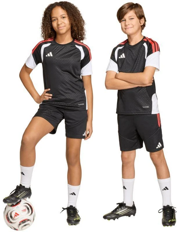 adidas Tiro 26 Konkurenciniai treniruočių šortai vaikams Juodi KA7657