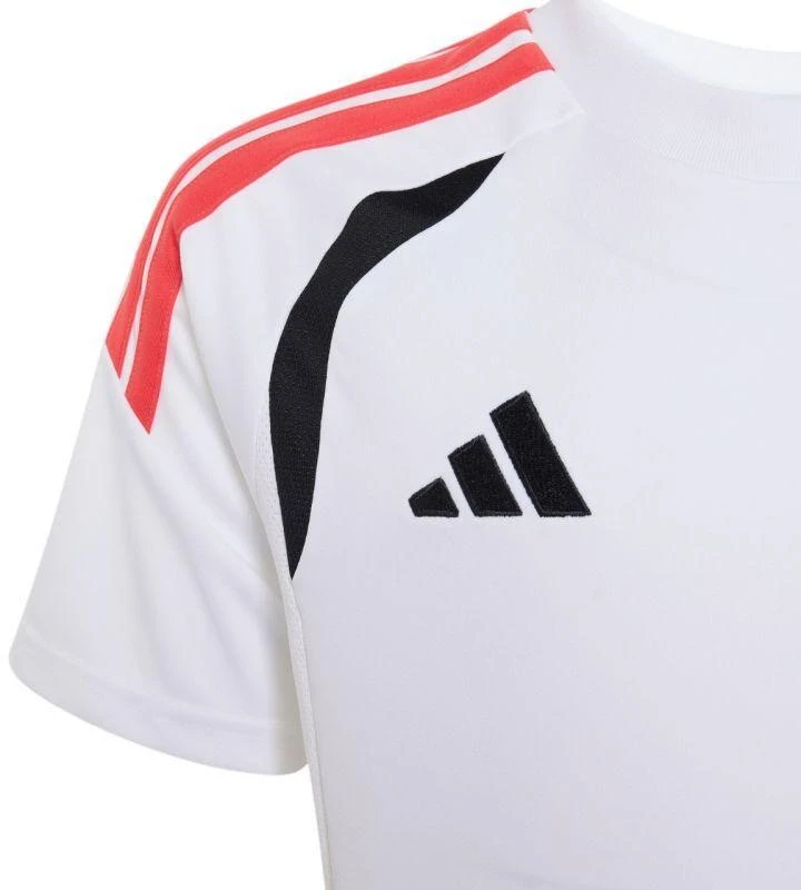 adidas Tiro 26 League marškinėliai vaikams, balti, juodi ir raudoni KR0369