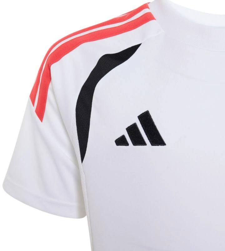 adidas Tiro 26 League marškinėliai vaikams, balti, juodi ir raudoni KR0369