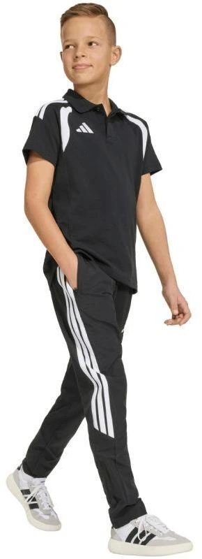adidas Tiro 26 League polo marškinėliai vaikams, juodi, KF3407