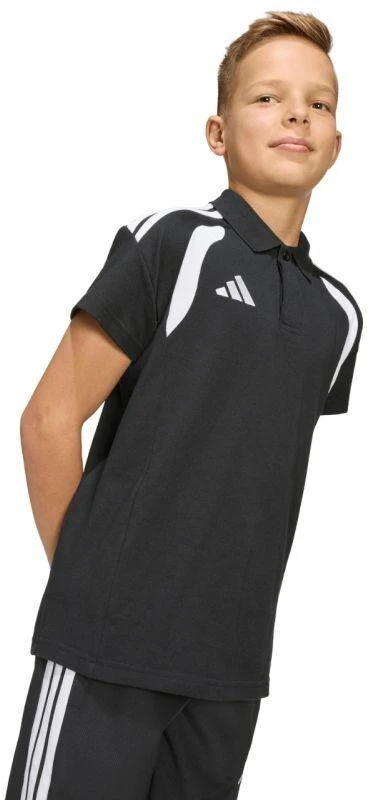adidas Tiro 26 League polo marškinėliai vaikams, juodi, KF3407