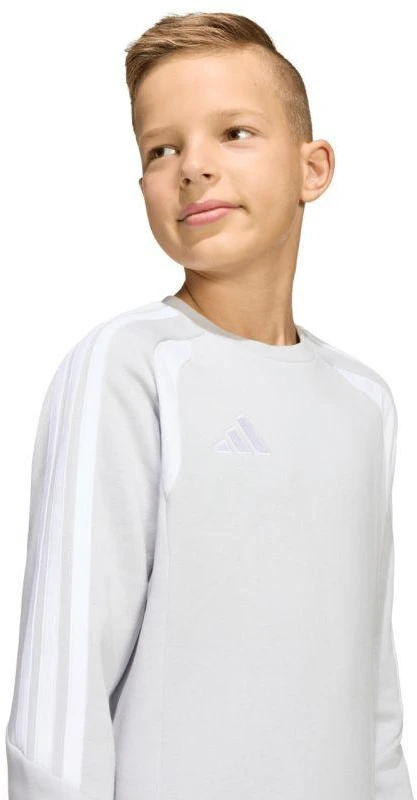 adidas Tiro 26 League Sweat Crew pilkas vaikiškas bliuzonas KF5823