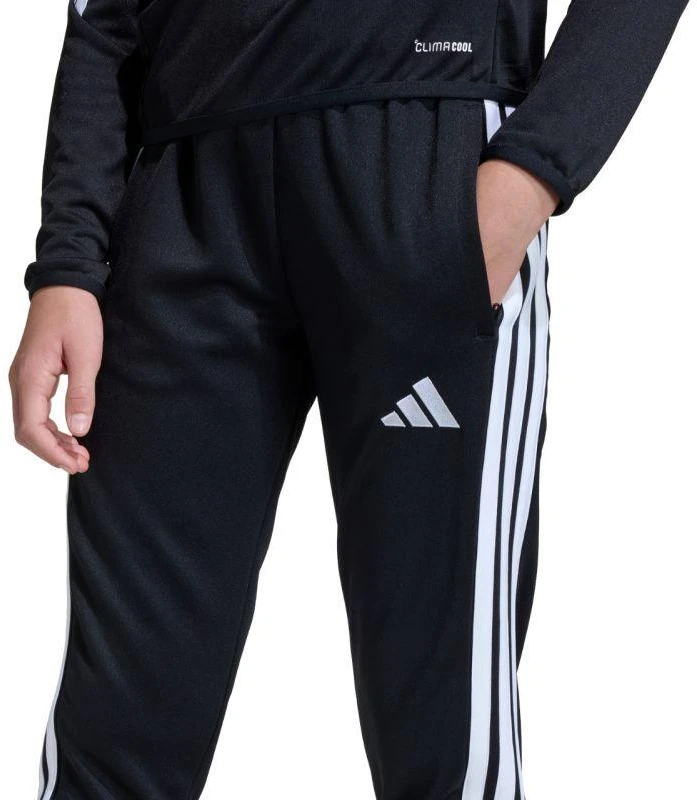 adidas Tiro 26 League Training Slim vaikams kelnės, juodos ir baltos JY7117