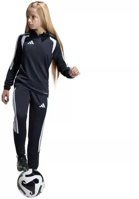 adidas Tiro 26 League Training Slim vaikams kelnės, juodos ir baltos JY7117