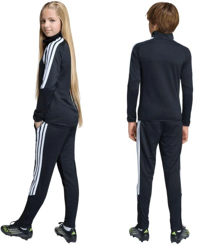 adidas Tiro 26 League Training Slim vaikams kelnės, juodos ir baltos JY7117