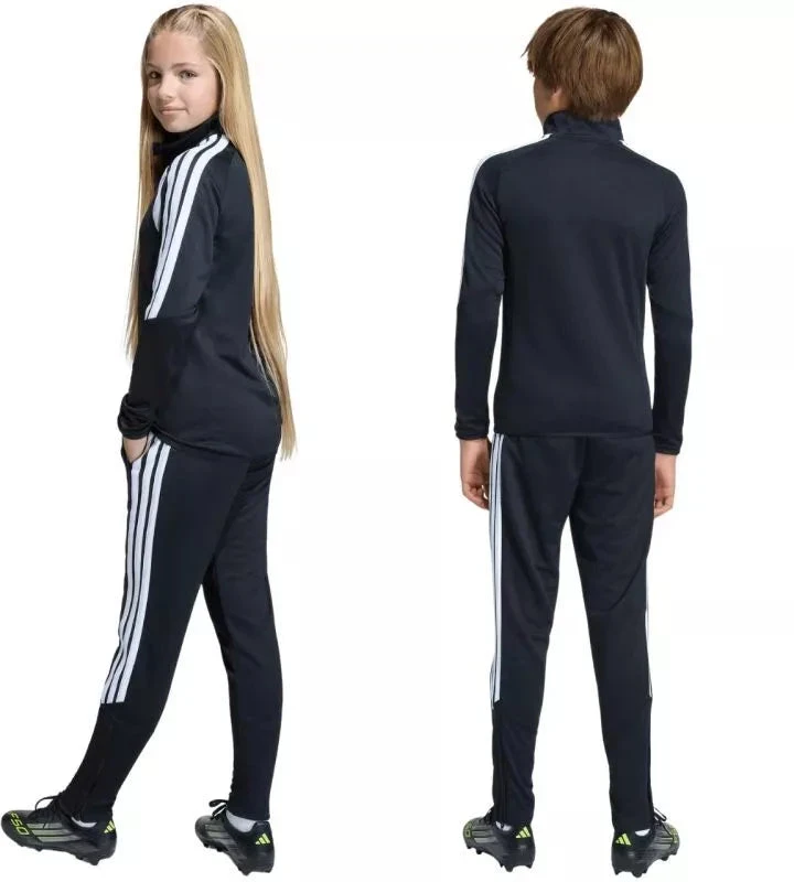 adidas Tiro 26 League Training Slim vaikams kelnės, juodos ir baltos JY7117