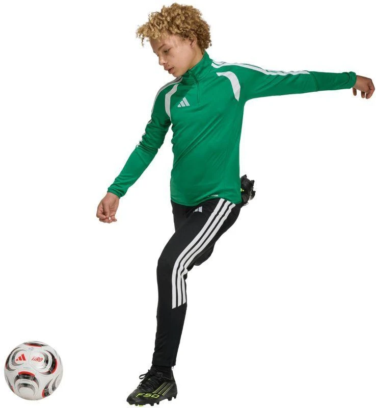 adidas Tiro 26 League Training Top žalias ir baltas vaikiškas džemperis JY7160