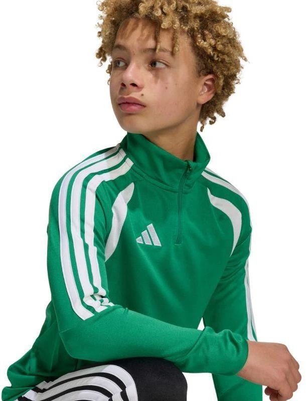 adidas Tiro 26 League Training Top žalias ir baltas vaikiškas džemperis JY7160