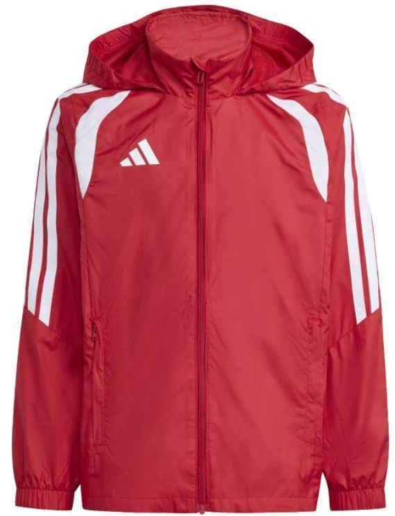 adidas Tiro 26 League vaikiška raudona striukė nuo vėjo JY9724
