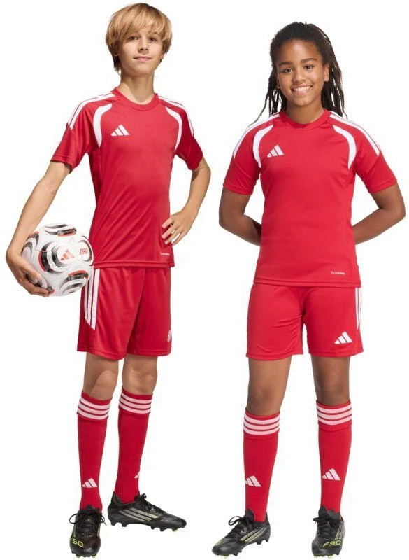 adidas Tiro 26 League vaikiški raudoni šortai KA8817