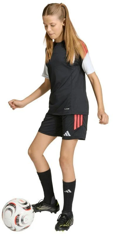 adidas Tiro 26 League vaikiški šortai juodi ir raudoni JY7148