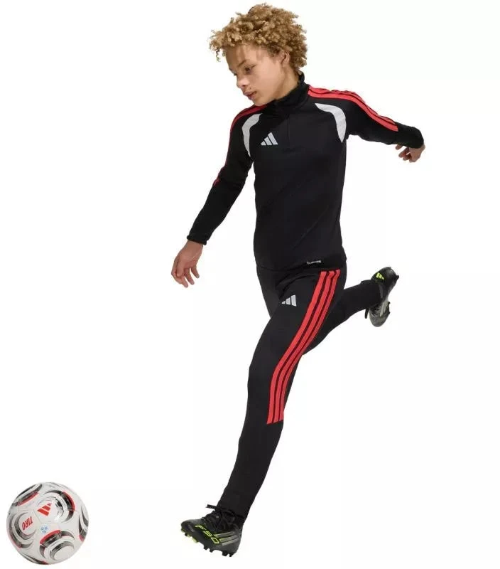 adidas Tiro 26 League vaikiškos kelnės juodos ir raudonos JY9677